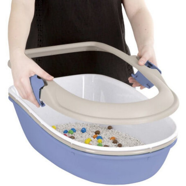 Kerbl Furba Litter Box ανοιχτή τουαλέτα γάτας με πλαστική λεκάνη και σουρωτήρι Kerbl Furba Litter Box ανοιχτή τουαλέτα γάτας με πλαστική λεκάνη και σουρωτήρι