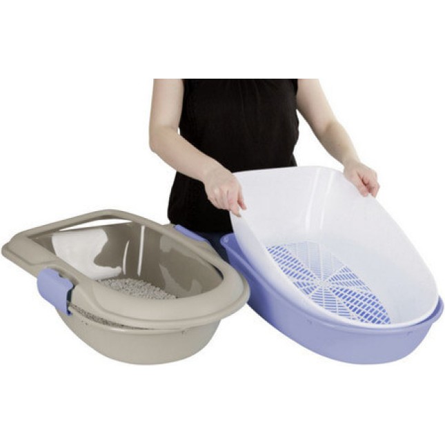 Kerbl Furba Litter Box ανοιχτή τουαλέτα γάτας με πλαστική λεκάνη και σουρωτήρι Kerbl Furba Litter Box ανοιχτή τουαλέτα γάτας με πλαστική λεκάνη και σουρωτήρι
