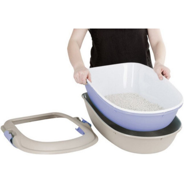 Kerbl Furba Litter Box ανοιχτή τουαλέτα γάτας με πλαστική λεκάνη και σουρωτήρι Kerbl Furba Litter Box ανοιχτή τουαλέτα γάτας με πλαστική λεκάνη και σουρωτήρι