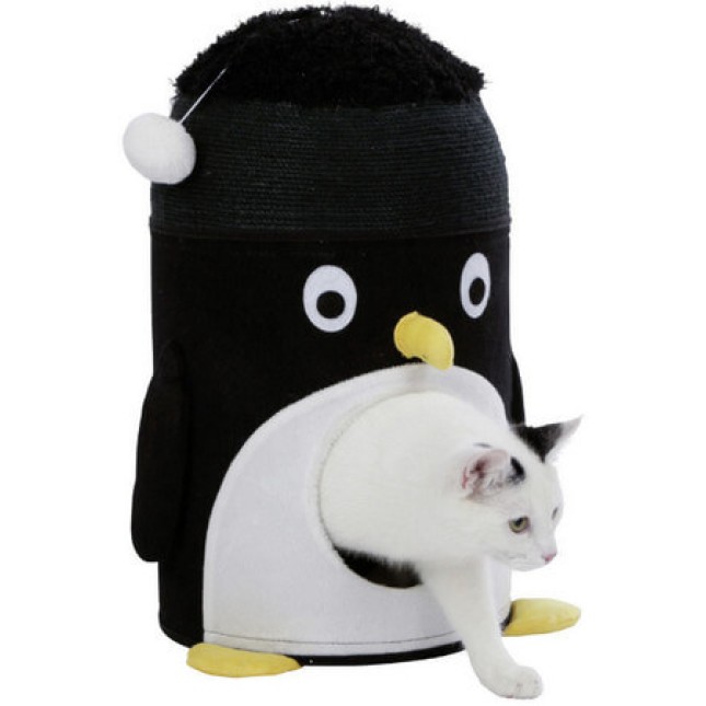 Kerbl Cat Cave Pingu είναι ένα κατάλληλο μέρος για παιχνίδι και χαλάρωση της γάτας Kerbl Cat Cave Pingu είναι ένα κατάλληλο μέρος για παιχνίδι και χαλάρωση της γάτας