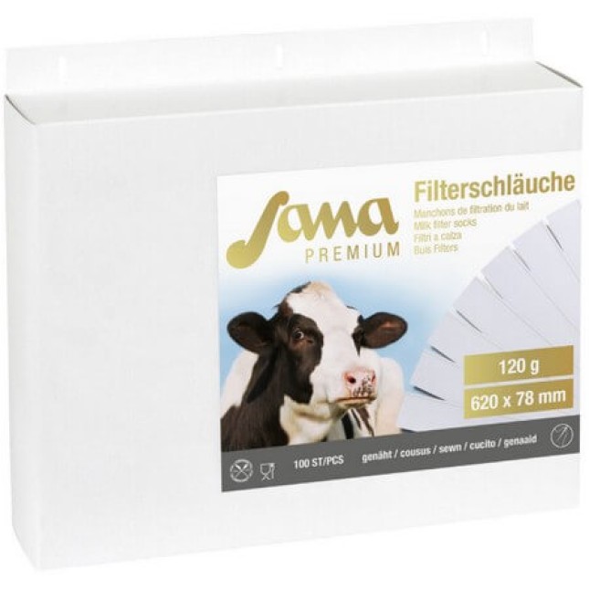 Kerbl φίλτρα γάλακτος Sana Premium 120gr 620x78mm, 100τεμ. Kerbl φίλτρα γάλακτος Sana Premium 120gr 620x78mm, 100τεμ.