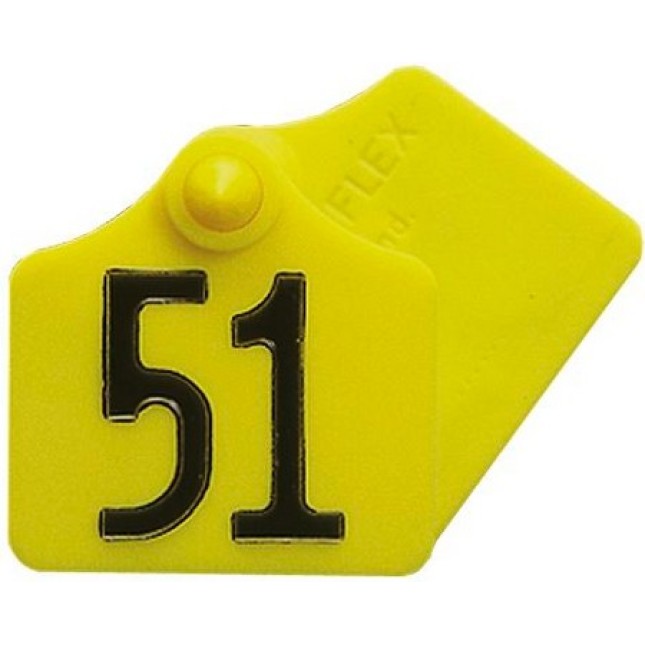 Kerbl ετικέτα  Primaflex 1, αρίθμηση δυο πλευρών, 25 τεμ/πακέτο