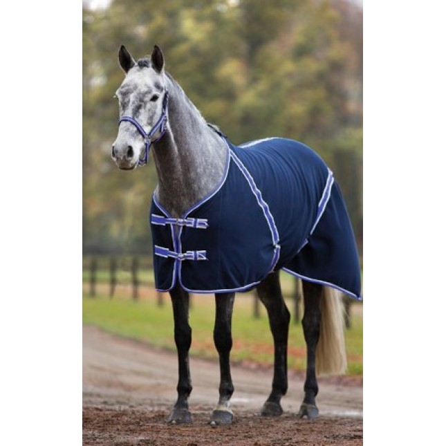 Covalliero Fleece κουβέρτα RugBe Classic σκούρο μπλε/ βιολετί,εξαιρετικά ελαφρύ Covalliero Fleece κουβέρτα RugBe Classic σκούρο μπλε/ βιολετί,εξαιρετικά ελαφρύ