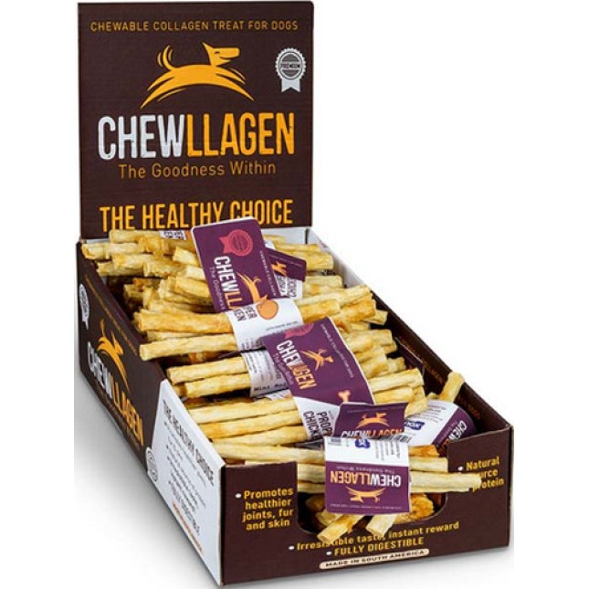 Chewllagen λιχουδιές σκύλων mini roll γεύση κοτόπουλο με βάση 100% κολλαγόνο