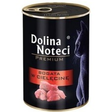 Dolina Noteci premium τροφή για ενήλικες γάτες μοσχάρι 400gr