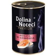 Dolina Noteci premium τροφή για ενήλικες γάτες σολομός 400gr