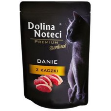 Dolina Noteci Premium φακελάκι για στειρωμένες γάτες πάπια 85gr Dolina Noteci Premium φακελάκι για στειρωμένες γάτες πάπια 85gr