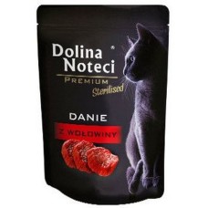 Dolina Noteci Premium φακελάκι για στειρωμένες γάτες βοδινό 85gr Dolina Noteci Premium φακελάκι για στειρωμένες γάτες βοδινό 85gr