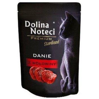 Dolina Noteci Premium φακελάκι για στειρωμένες γάτες βοδινό 85gr Dolina Noteci Premium φακελάκι για στειρωμένες γάτες βοδινό 85gr