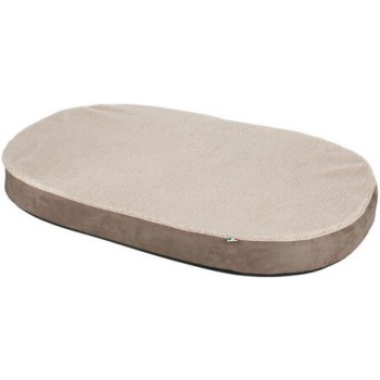 Kerbl Memory-Foam Mattress oval, 120x72x8cm, grey/beige Kerbl Memory-Foam Mattress oval, 120x72x8cm, grey/beige