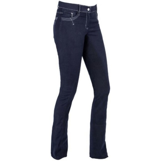 Covalliero γυναικείο παντελόνι BasicPlus Jodhpur, μπλε, για casual στυλ Covalliero γυναικείο παντελόνι BasicPlus Jodhpur, μπλε, για casual στυλ