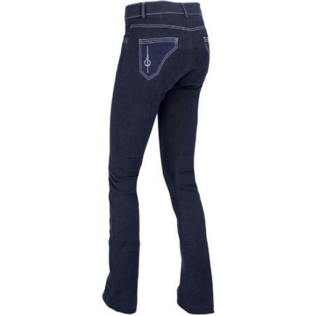 Covalliero γυναικείο παντελόνι BasicPlus Jodhpur, μπλε, για casual στυλ Covalliero γυναικείο παντελόνι BasicPlus Jodhpur, μπλε, για casual στυλ