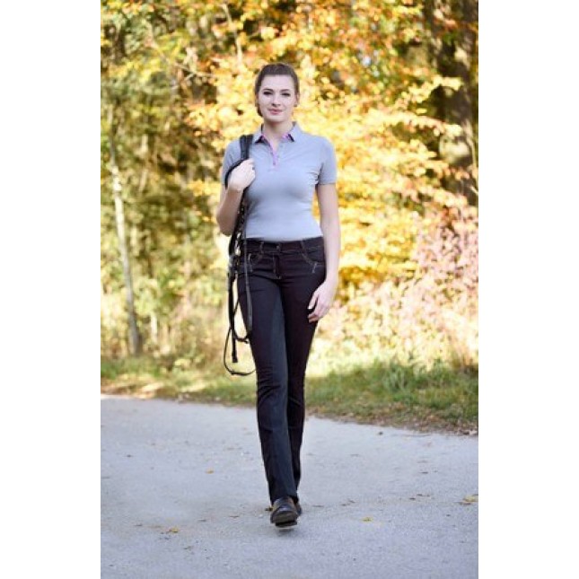 Covalliero γυναικείο παντελόνι BasicPlus Jodhpur, μαύρο, για casual στυλ Covalliero γυναικείο παντελόνι BasicPlus Jodhpur, μαύρο, για casual στυλ