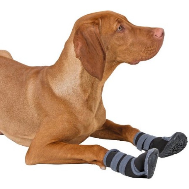 Kerbl Σετ 2 τεμαχίων παπούτσια σκύλου για την προστασία από τραυματισμούς με αντιολισθητική σόλα