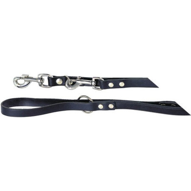 Kerbl MEXICA training leash riveted black, 12 mm, 200 cm Kerbl MEXICA training leash riveted black, 12 mm, 200 cm