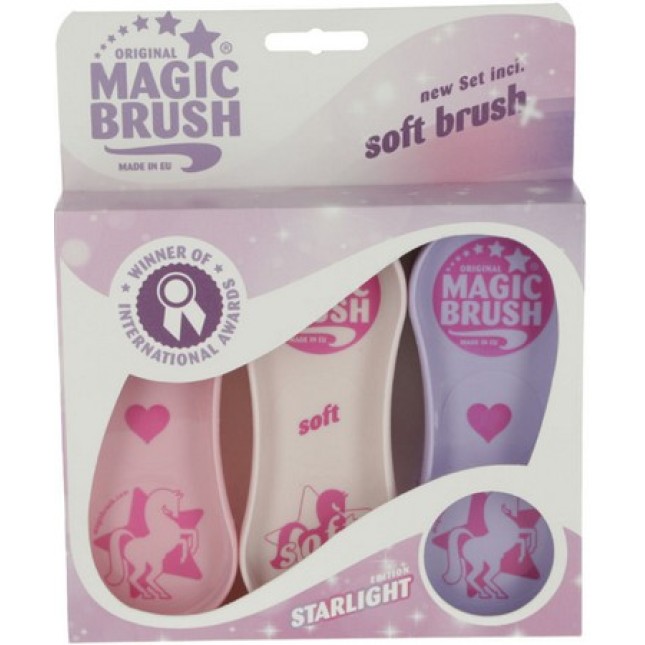 Kerbl σετ βούρτσες MagicBrush Starlight, για εκρηκτική καθαριότητα Kerbl σετ βούρτσες MagicBrush Starlight, για εκρηκτική καθαριότητα