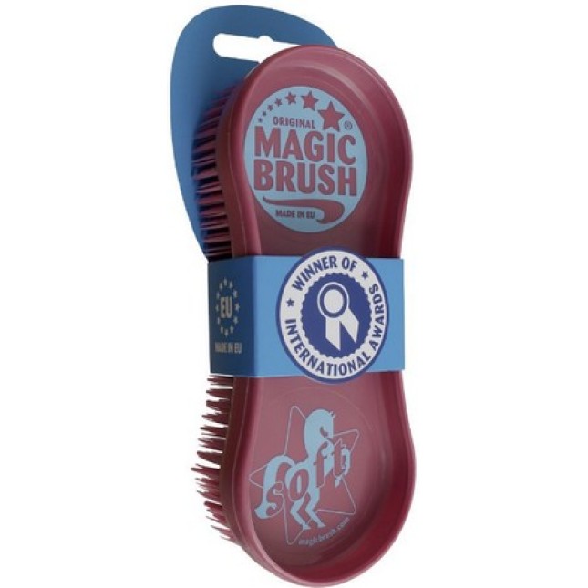 Kerbl βούρτσα MagicBrush Soft, μωβ, για τις ιδιαίτερα ευαίσθητες περιοχές των αλόγων