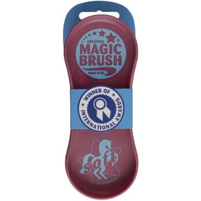 Kerbl βούρτσα MagicBrush Soft, μωβ, για τις ιδιαίτερα ευαίσθητες περιοχές των αλόγων