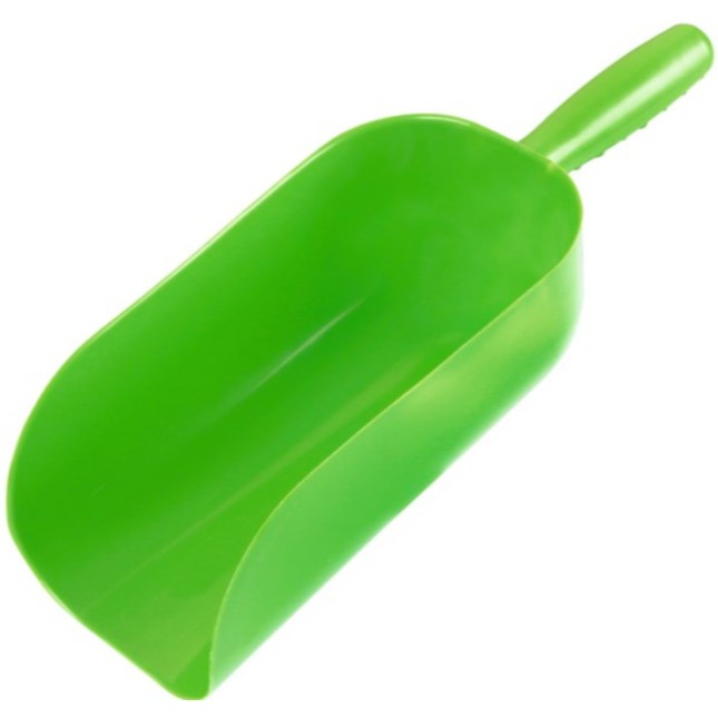 Kerbl πλαστική σέσουλα, πράσινη, 2000g, από ανθεκτικό αδιάβροχο πλαστικό