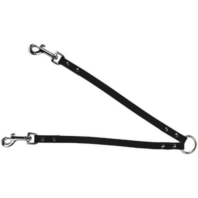 Kerbl VEGAS ζεύξη οδηγού για 2 σκύλους μαύρο 18 mm / 30 cm Kerbl VEGAS ζεύξη οδηγού για 2 σκύλους μαύρο 18 mm / 30 cm