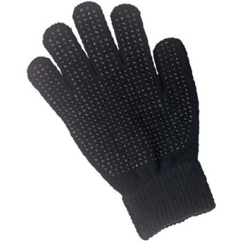 Covalliero γάντια ιππασίας ενηλίκων Magic Grippy μαύρα, με μεγάλη ελαστικότητα