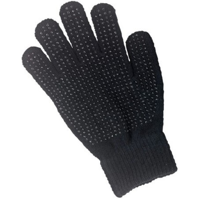 Covalliero γάντια ιππασίας ενηλίκων Magic Grippy μαύρα, με μεγάλη ελαστικότητα