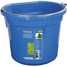 Kerbl κάδος νερού και φαγητού FlatBack 20 λίτρα, μπλε Kerbl κάδος νερού και φαγητού FlatBack 20 λίτρα, μπλε