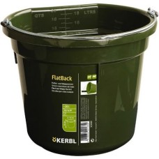 Kerbl κάδος νερού και φαγητού FlatBack 20 λίτρα, πράσινο