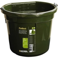 Kerbl κάδος νερού και φαγητού FlatBack 20 λίτρα, πράσινο Kerbl κάδος νερού και φαγητού FlatBack 20 λίτρα, πράσινο
