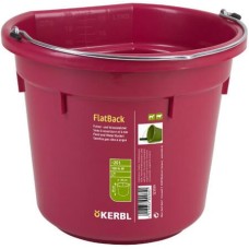 Kerbl κάδος νερού και φαγητού FlatBack 20 λίτρα, ροζ