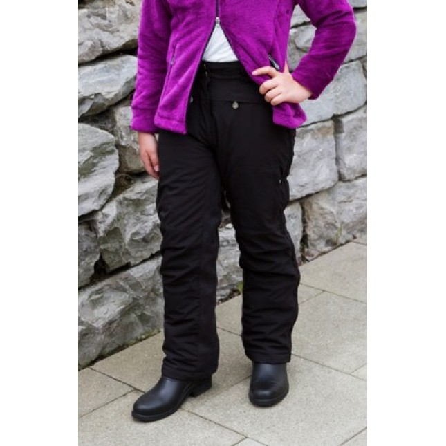 Covalliero παιδικό θερμικό παντελόνι Alaska μαύρο, κατασκευασμένo από μαλακό εξωτερικό υλικό