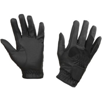 Covalliero γάντια ιππασίας Gloria μαύρα, μαλακά και ανθεκτικά