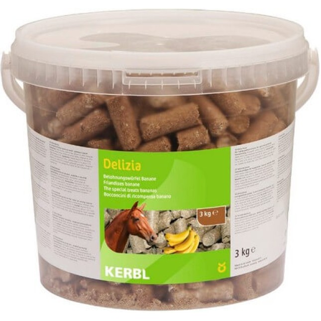 Kerbl Delizia λιχουδιές μπανάνα, 3 kg Kerbl Delizia λιχουδιές μπανάνα, 3 kg