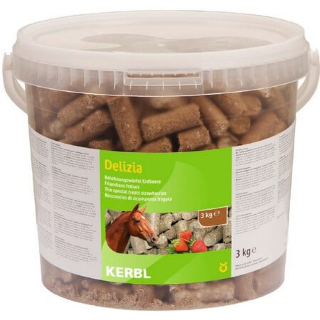Kerbl Delizia λιχουδιές φράουλα, 3 kg Kerbl Delizia λιχουδιές φράουλα, 3 kg