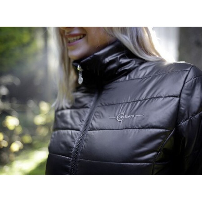Covalliero γυναικείο μπουφάν καπιτονέ μαύρο, με άνετη εφαρμογή