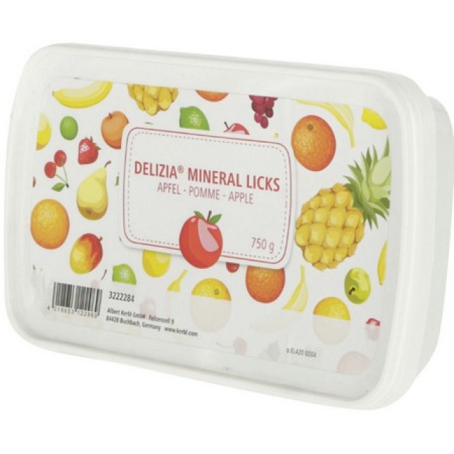 Kerbl Mineral Licks μήλο 750g ιδανικό ως ανταμοιβή Kerbl Mineral Licks μήλο 750g ιδανικό ως ανταμοιβή