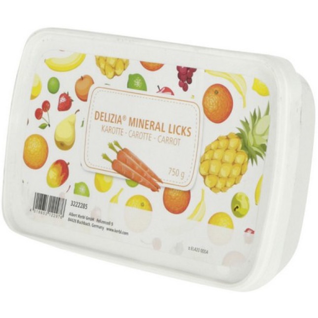 Kerbl Mineral Licks καρότο 750g ιδανικό ως ανταμοιβή Kerbl Mineral Licks καρότο 750g ιδανικό ως ανταμοιβή