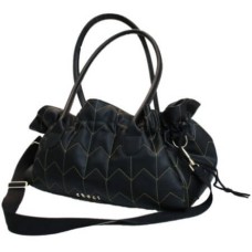 Croci μάυρη δερμάτινη leather 40x22x27cm Croci μάυρη δερμάτινη leather 40x22x27cm