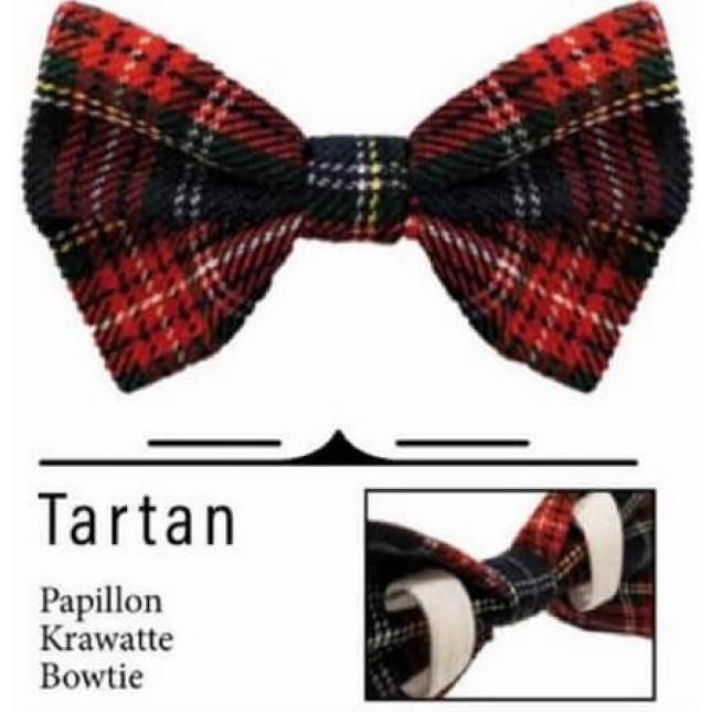 Croci παπιγιόν tartan 8cm