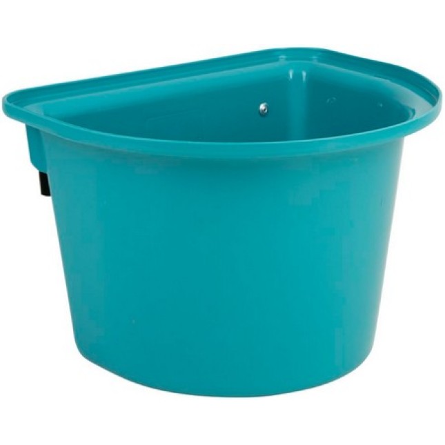 Kerbl ταΐστρα ταιξδίου πλαστική 12 λίτρα, aquamarine, με μεταλλικά άγκιστρα για αγκίστρωση Kerbl ταΐστρα ταιξδίου πλαστική 12 λίτρα, aquamarine, με μεταλλικά άγκιστρα για αγκίστρωση