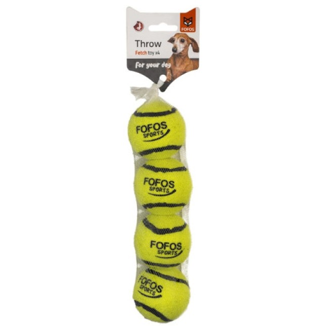 Fofos Παιχνίδι Σκύλου Tennis Ball (4 τμχ) Fofos Παιχνίδι Σκύλου Tennis Ball (4 τμχ)