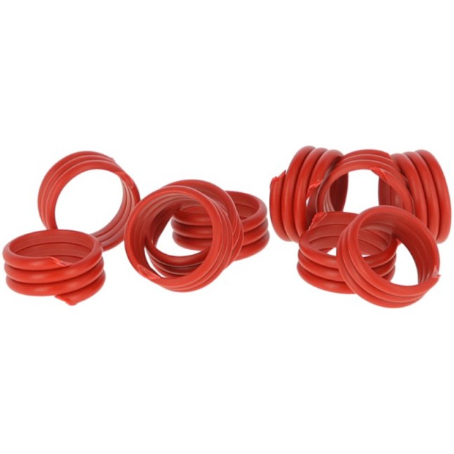 Kerbl Δαχτυλίδι σπιράλ ποδιών O 16 mm, red, 20 pcs/pack Kerbl Δαχτυλίδι σπιράλ ποδιών O 16 mm, red, 20 pcs/pack