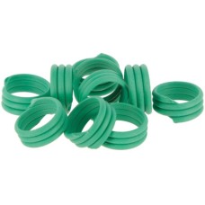 Kerbl Δαχτυλίδι σπιράλ ποδιών Ø 16 mm, πράσινο, 20 pcs/pack