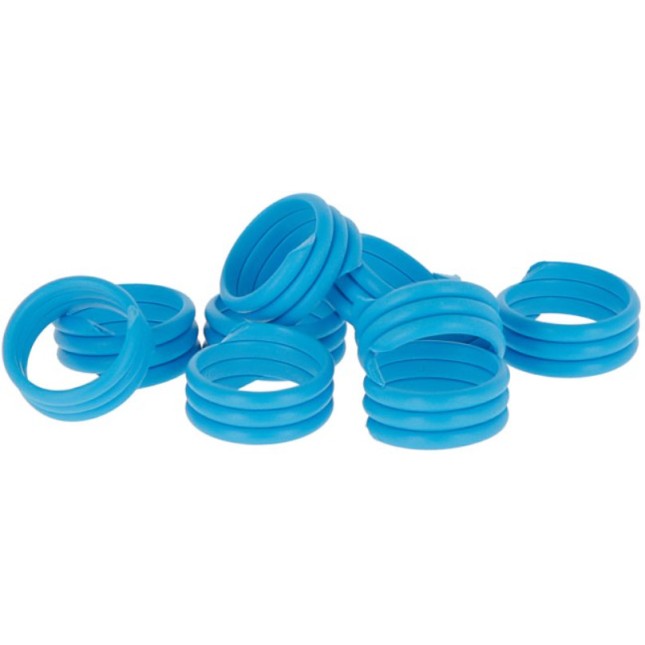 Kerbl Δαχτυλίδι σπιράλ ποδιών O  16 mm, μπλε, 20 pcs/pack