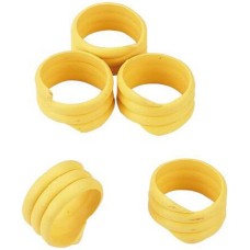 Kerbl Δαχτυλίδι σπιράλ ποδιών O 16 mm, κίτρινο, 20 pcs/pack Kerbl Δαχτυλίδι σπιράλ ποδιών O 16 mm, κίτρινο, 20 pcs/pack