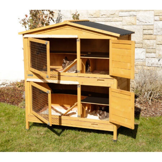 Kerbl Σπίτι διώροφο για τρωκτικά Appartement Pro 118x61x130cm, πλαστική οροφή Kerbl Σπίτι διώροφο για τρωκτικά Appartement Pro 118x61x130cm, πλαστική οροφή