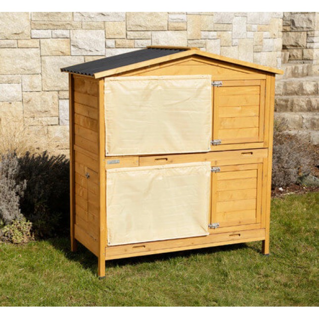 Kerbl Σπίτι διώροφο για τρωκτικά Appartement Pro 118x61x130cm, πλαστική οροφή Kerbl Σπίτι διώροφο για τρωκτικά Appartement Pro 118x61x130cm, πλαστική οροφή