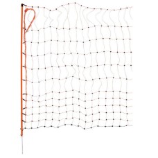 Kerbl δίχτυ περίφραξης πουλερικών 50 m, πορτοκαλί, 112 εκατοστά μονό άξονα, ηλεκτρικό