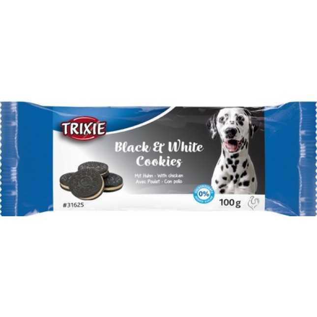Trixie Μαύρα και άσπρα μπισκότα με κοτόπουλο 100gr
