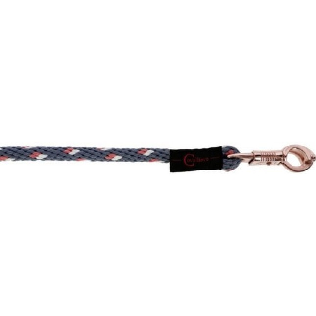 Covalliero οδηγός Cora με γάντζο Panic ή Carabiner γκρι,ροζ,άσπρος απο ανθεκτικό σχοινί μολύβδου Covalliero οδηγός Cora με γάντζο Panic ή Carabiner γκρι,ροζ,άσπρος απο ανθεκτικό σχοινί μολύβδου